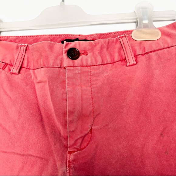 LIGHT RED KHAKI BANANA REPUBLIC SHORTS - Picture 3 of 7